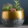 Riess-Ambiente Goldene Möbel|Schalen > Handgearbeitete Deko Schale ORIENT 19cm gold mit Patina im Classic Hammerschlag Design