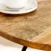 Riess-Ambiente Beistelltische > Handgearbeiteter Beistelltisch SIMPLY CLEVER 60cm natur Mangoholz mit Griff