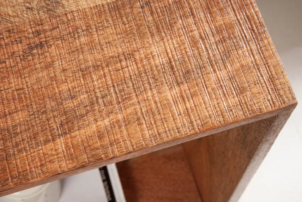 Riess-Ambiente Beistelltische|Mehr... > Handgearbeiteter Beistelltisch MAKASSAR 45cm natur Mangoholz Massivholz Nachttisch Regal