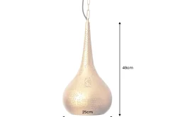 Riess-Ambiente Goldene Möbel|Hängelampen ><noscript><img width=