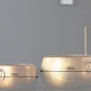 Riess-Ambiente Goldene Möbel|Vasen > Handgefertigte Schalen 2er Set ORIENT gold Blumentopf im Hammerschlagdesign