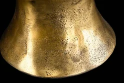 Riess-Ambiente Dekoration|Goldene Möbel > Handgefertigtes 2er Set Vasen FACE 40cm messing antik Metall Blumentöpfe
