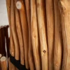 Riess-Ambiente Mehr...|Mehr... > Handgefertigte Stehlampe EUPHORIA 154cm Longan-Holz mit vier Schirmen