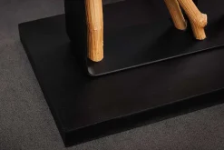 Riess-Ambiente Stehleuchten > Handgefertigte Stehlampe EUPHORIA 165cm natur Longanholz beige mit Lampenschirm
