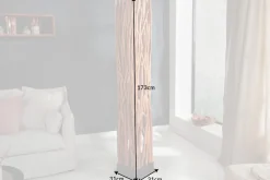 Riess-Ambiente Mehr...|Mehr... > Handgefertigte Stehlampe NATURE ART 173cm aus Longan-Massivholz
