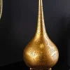 Riess-Ambiente Goldene Möbel|Stehleuchten > Handgefertigte Stehlampe ORIENT LIVING 50cm gold Eisen Tropfenform