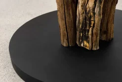 Riess-Ambiente Mehr...|Lampen > Handgefertigte Stehlampe WILD NATURE 158cm grau Treibholz Stehleuchte Leinenschirm