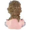Riess-Ambiente Tischlampen > Handgefertigte Tischlampe LADY 60cm mehrfarbig Büste mit Lampenkugel