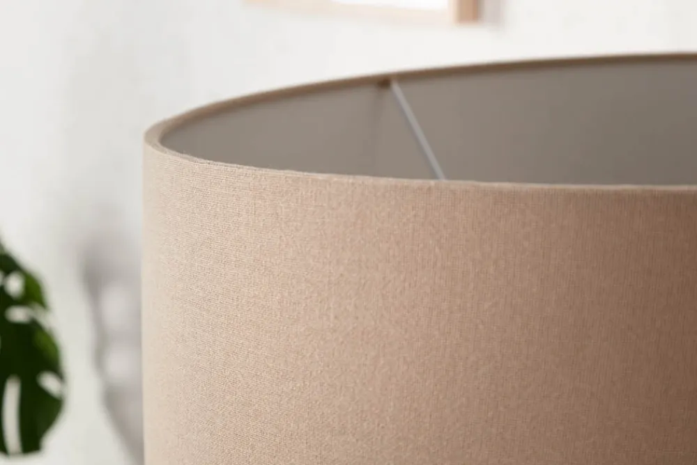 Riess-Ambiente Mehr...|Mehr... > Handmade Stehlampe ROUSILIQUE 180cm beige Treibholzlampe Leinenschirm Baumstamm