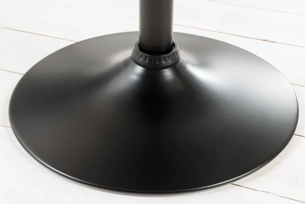 Riess-Ambiente Industrial Loft|Retro Möbel > Höhenverstellbarer Barhocker COMFORT grau Cord drehbar mit Lehne Metall schwarz