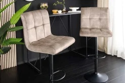 Riess-Ambiente Barhocker|Samt Möbel ><noscript><img width=
