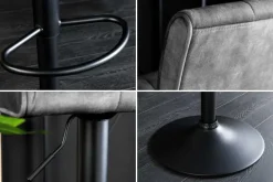 Riess-Ambiente Barhocker|Samt Möbel ><noscript><img width=