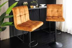Riess-Ambiente Barhocker|Samt Möbel ><noscript><img width=