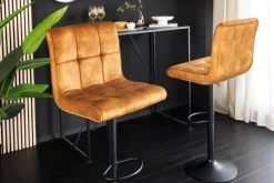 Riess-Ambiente Barhocker|Samt Möbel ><noscript><img width=