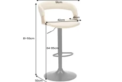 Riess-Ambiente Retro Möbel|Barhocker ><noscript><img width=