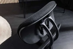 Riess-Ambiente Bürostühle > Höhenverstellbarer Bürostuhl YOGA schwarz Butterfly-Mechanik drehbar mit Armlehne