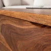Riess-Ambiente Couchtische & Truhen|Mehr... > Höhenverstellbarer Couchtisch MAKASSAR FUNCTION 110cm braun Sheesham Massivholz stone finish