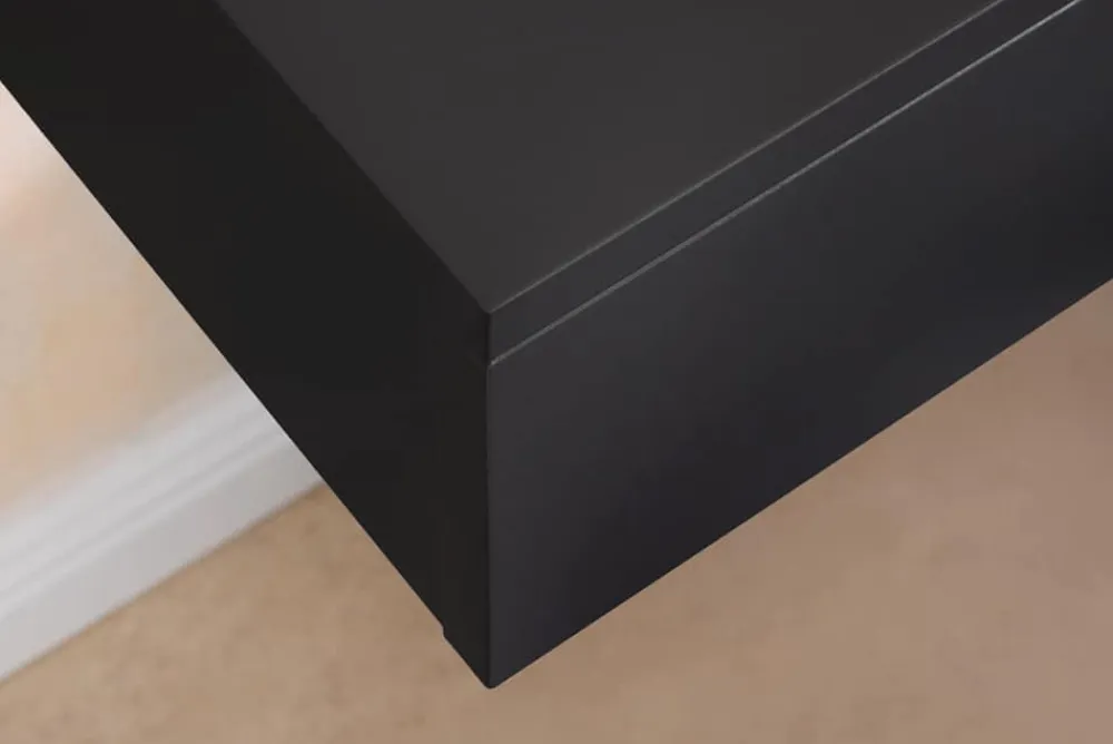 Riess-Ambiente Nachttische > Hängender Nachttisch FLOATING 35cm schwarz Regal mit Schublade