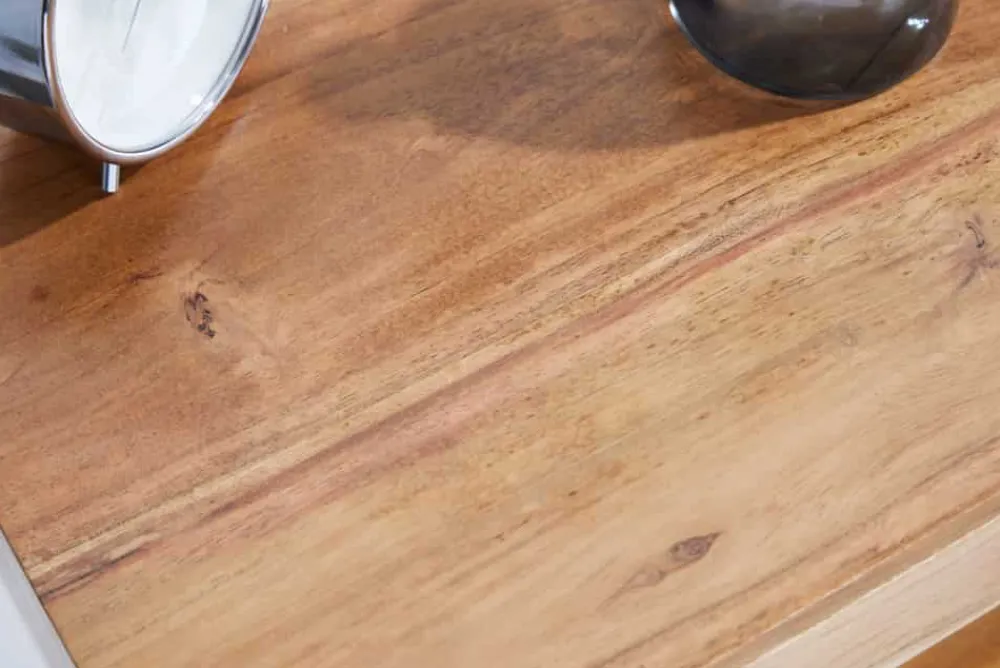 Riess-Ambiente Nachttische > Hängender Nachttisch PURE 50cm braun Akazie Massivholz honey finish Schublade