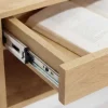 Riess-Ambiente Skandinavisch|Mehr... > Hängender Nachttisch PURE 50cm natur Mangoholz cream finish Wandregal Schublade