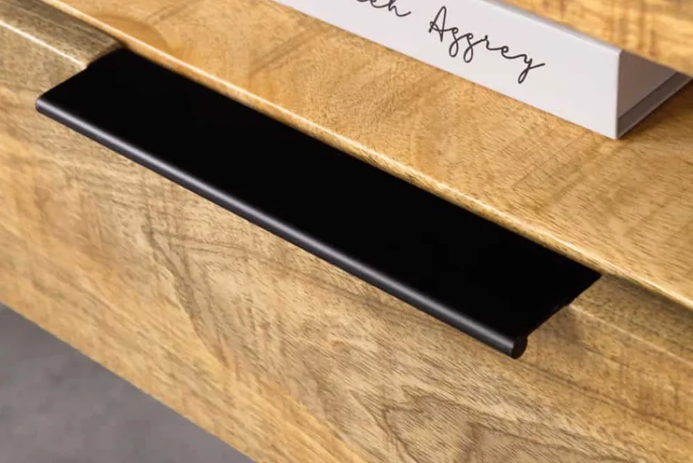 Riess-Ambiente Mehr...|Industrial Loft > Hängendes TV-Board IRON CRAFT 160cm natur Mango Massivholz drei Schubladen Lowboard