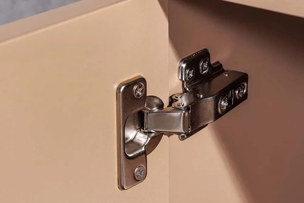 Riess-Ambiente Skandinavisch|Tv- & Lowboards > Hängendes TV-Board LOFT 160cm natur grau beige greige drei Fächer mit Schublade