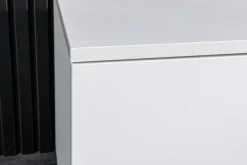 Riess-Ambiente Skandinavisch|Tv- & Lowboards > Hängendes TV-Board LOFT 160cm weiß natur drei Fächer mit Schublade