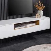 Riess-Ambiente Skandinavisch|Tv- & Lowboards > Hängendes TV-Board LOFT 150cm weiß natur fünf Fächer mit Schublade