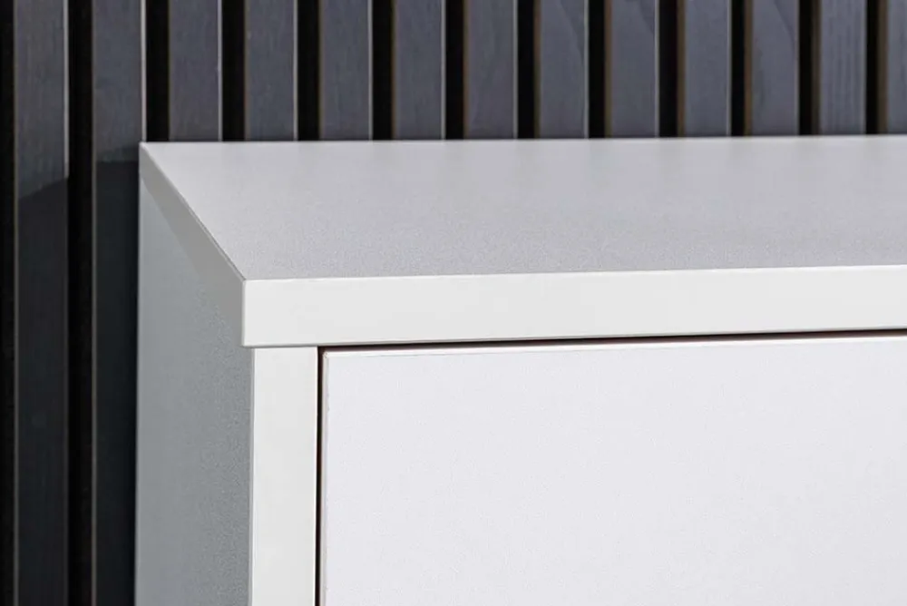 Riess-Ambiente Skandinavisch|Tv- & Lowboards > Hängendes TV-Board LOFT 150cm weiß natur fünf Fächer mit Schublade