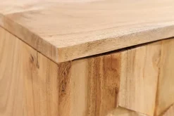Riess-Ambiente Mehr...|Retro Möbel > Hängendes TV-Board MYSTIC LIVING 160cm Akazie natur 3D Oberfläche Massivholz