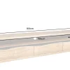 Riess-Ambiente Tv- & Lowboards|Industrial Loft > Hängendes TV-Lowboard MAMMUT 160cm braun Akazie honey finish Massivholz Baumkante