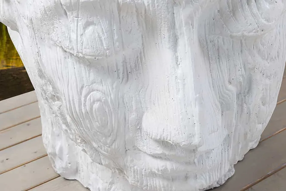 Riess-Ambiente Dekoration > Imposanter XXL Kopf BUDDHA 110cm weiß GRC Beton