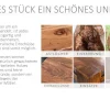 Riess-Ambiente Industrial Loft|Sitzbänke > Industrial Baumstamm Sitzbank GENESIS 200cm Akazie Massivholz Kufengestell Rückenlehne Live Edge