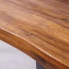 Riess-Ambiente Mehr...|Industrial Loft > Industrial Baumstamm Sitzbank GENESIS 160cm Akazie Massivholz Kufengestell