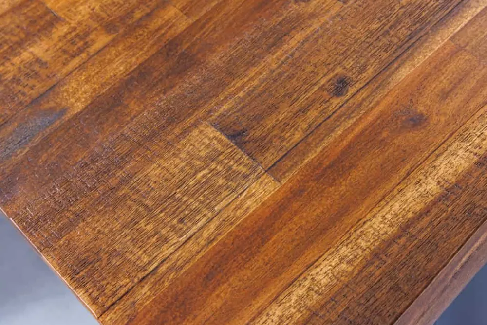 Riess-Ambiente Industrial Loft|Sitzbänke > Industrial Baumstamm Sitzbank GENESIS 180cm Akazie Massivholz Metallgestell Live Edge