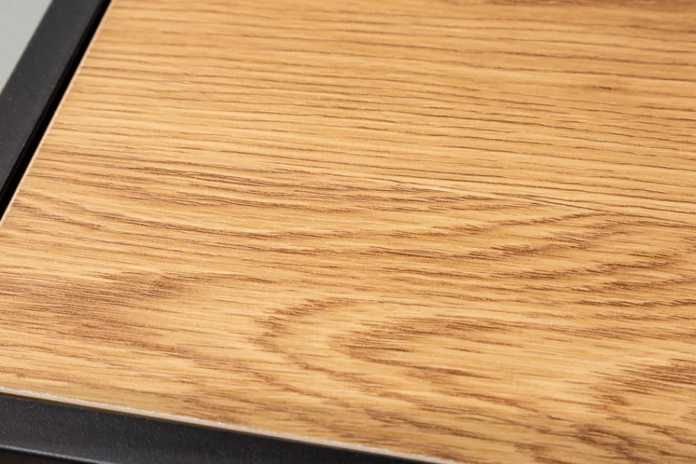 Riess-Ambiente Industrial Loft|Standregale > Industrial Bücherregal SLIM LINE 185cm Wildeiche schwarz sechs Regalböden