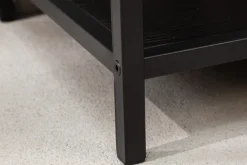 Riess-Ambiente Industrial Loft|Standregale > Industrial Bücherregal SLIM LINE 185x114cm Esche schwarz sechs Regalböden