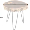 Riess-Ambiente Mehr...|Massivholztische > Industrial Beistelltisch GOA 40cm natur Akazie Massivholz Baumstamm rund Hairpin Legs