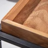Riess-Ambiente Industrial Loft|Couchtische & Truhen > Industrial Couchtisch ELEMENTS 60cm Eiche natur abnehmbares Tablett