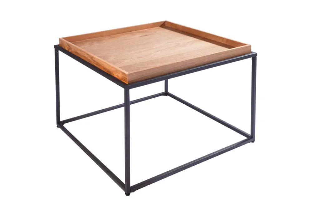 Riess-Ambiente Industrial Loft|Couchtische & Truhen > Industrial Couchtisch ELEMENTS 60cm Eiche natur abnehmbares Tablett