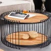 Riess-Ambiente Industrial Loft|Couchtische & Truhen > Industrial Couchtisch TRUE ELEMENTS 70cm natur Akazie Massivholz