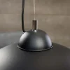 Riess-Ambiente Hängelampen|Industrial Loft > Industrial Design Hängelampe STUDIO 55m schwarz Blattsilber-Optik Hängeleuchte