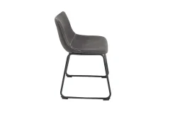 Riess-Ambiente Retro Möbel|Industrial Loft > Industrial Design Stuhl DJANGO vintage grau mit Eisengestell