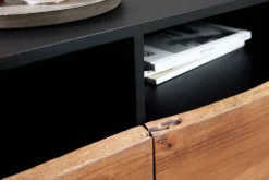 Riess-Ambiente Mehr...|Massivholzschränke > Industrial Design TV-Board ORGANIC ARTWORK 140cm Akazie Massivholz Eisengestell