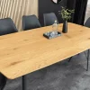 Riess-Ambiente Industrial Loft|Esstische > Industrial Esstisch APARTMENT 140cm natur Wildeiche schwarzes Metallgestell