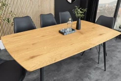 Riess-Ambiente Industrial Loft|Esstische > Industrial Esstisch APARTMENT 140cm natur Wildeiche schwarzes Metallgestell