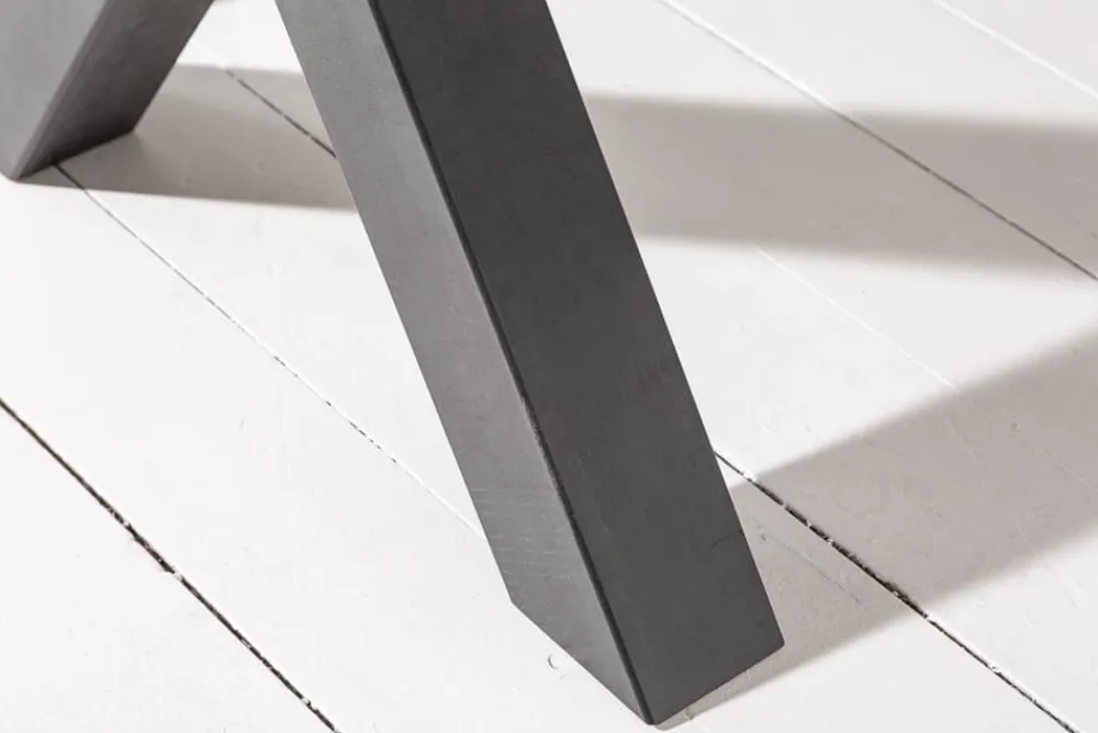Riess-Ambiente Industrial Loft|Esstische > Industrial Esstisch MONTREAL 140cm natur schwarz Eichenholz-Design X-Gestell