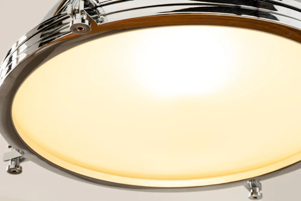 Riess-Ambiente Hängelampen|Industrial Loft > Industrial Hängelampe INDUSTRIAL 45cm silber Chrom Designklassiker