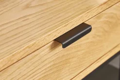 Riess-Ambiente Beistelltische|Nachttische > Industrial Nachttisch ELEMENTS 40cm Eiche Beistelltisch mit Schublade