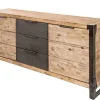 Riess-Ambiente Mehr...|Industrial Loft > Industrial Sideboard FACTORY 180cm Akazie Massivholz weiß gekälkt Kommode mit Schubladen